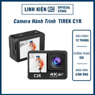 Camera C1R - Camera Hành Động (Hành Trình) Xe Máy Giá Rẻ Quay 5K / 4K - Chống Rung- 2 Màn Hình - Cảm