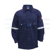 Houston Fire Resistance Jacket (FR) With Silver Reflector ISO11612