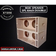 terbaru Box Speaker SPL 6 Inch Double
