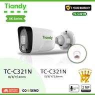 Tiandy TC-C321N 2MP IP CCTV Camera Audio Outdoor CCTV Tiandy 2.8mm Tiandy TC-C321N Spec:I3/E/Y 4mm