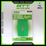 MADWORKS 0.3mm LINE ENGRAVER LIGHT CHISEL (Gunpla Airbrush Model Kit Tools Resin Statue Panel Line S
