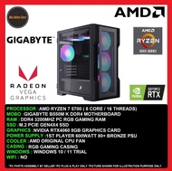 Gaming PC Desktop AMD Ryzen 7 5700/8GB/16GB/256GB SSD/512GB SSD/RTX4060 8GB/600W
