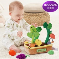 Dimoarch Baby Toys Fruits Vegetables Garden Plant Plush - 6 Month Old Toys Montessori Sensory Toy
