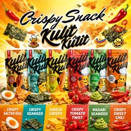 [90g] Kulit Kulit Kerepek Popiah Snek KK Cheese Kulit Kulit Crispy Tomato Salted Egg Snek Crespy