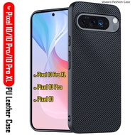 Google PIXEL 9 / 9 Pro / 9 Pro XL / 10 / 10 Pro / 10 Pro XL Premium Carbon Fiber Leather HARD COVER 