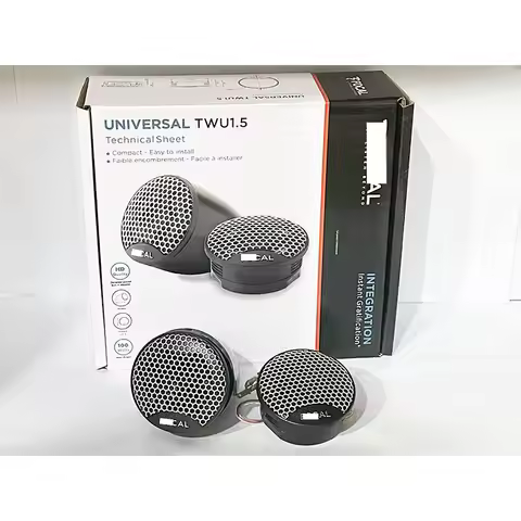 Car Audio Modification Tweeter Speaker 1.5inch Tweeter Car-Mounted High-Frequency Speaker Tweeter He