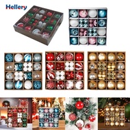 [Hellery] 36 X Christmas Baubles, Ornaments, Christmas Balls, Decoration, Hanging Christmas Baubles 