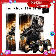 DATA FROG Skin Stickers For xbox 360 Slim Console Vinyl Protective Cover Spider Custom For Microsoft xbox 360 S Console 2023