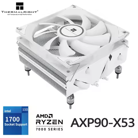 Thermalright AXP90-X53 Low Profile CPU Air Cooler 53mm Height With 92mm PWM Cooling Fan for AMD AM4 