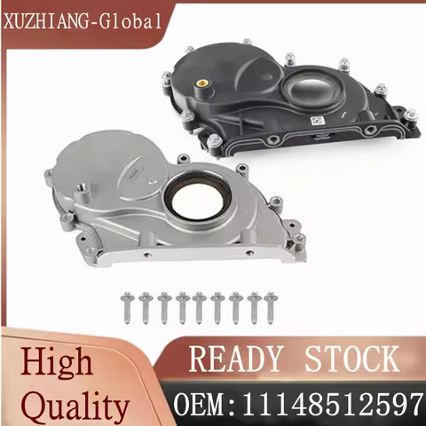 11148512597 11144751132 Crankshaft Oil Seal Front Plastic/Aluminium Timing Cover For BMW F46 218i I8