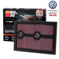 K&N Engine Air Filter 33-3004 Vw Mk7 1 4Tsi/Tiguan Mk2 1.4Tsi/Beetle 1.2~1 4Tsi/Jetta/Polo/Audi A3 A