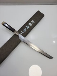❤現貨🇯🇵弥氏良寛 青二鋼 墨流 先丸蛸引 300mm 越前打刃物 日本高級廚刀 彌氏良寬 YOSHIHIRO YAUJI 💓 現貨一把 💓