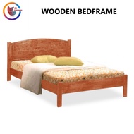 CHF 2115 Queen Size Wooden Bed Frame (Cherry)