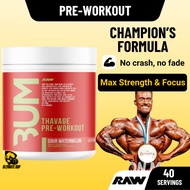Raw Nutrition BUM Thavage, Pre-Workout Powder, Mental Focus & Energy, Muscle Pumps, Various Flavors,