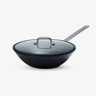 瑞典主廚秘密  附蓋中式炒鍋 鐵制 4L/30CM 窒化鐵鍋 無需開鍋