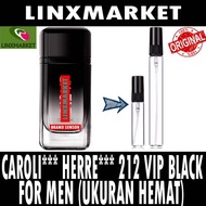 ORIGINAL CH 212 VIP BLACK MEN (EDP) - UKURAN HEMAT - - 2ML