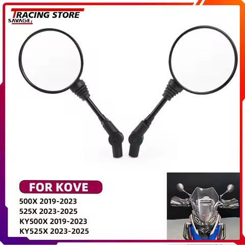 Motorcycle M10 Foldable Rearview Mirrors For KOVE 500X 525X Colove KY500X KY525X Macbor Montana XR5 