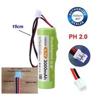 Doublepow 3.7V Rechargeable Lithium Battery Pack 18650 18650 2200/3000/6000mAh Protection Board Wire
