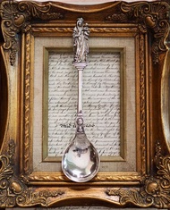 英國1911年聖母純銀湯匙