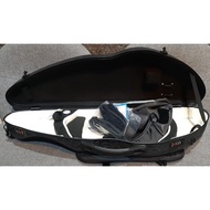 Fiber Case Fibercase Biola Violin Tas Hardcase Casing 4/4 Halfmoon