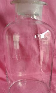 早期中藥罐 老玻璃瓶 醃漬玻璃罐高約37cm