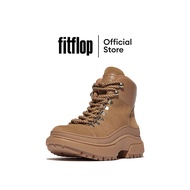FITFLOP WYLDER SUEDE HIKER-LACE BOOTS รองเท้าบูทผู้หญิง รุ่น II9-B87 สี CLASSIC TAN UK: 4 One