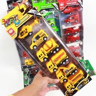 TOY SET OF 6 CARS, CONSTRUCTION PLANE RUNNING WHEELS