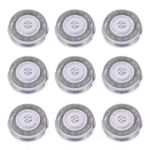9Pack SH30 Replacement Heads for Philips Norelco Shaver Series 3000, 2000, 1000 and S738, with Durab