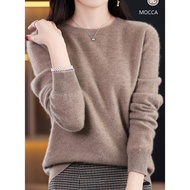 (B191) O neck knit sweater for women