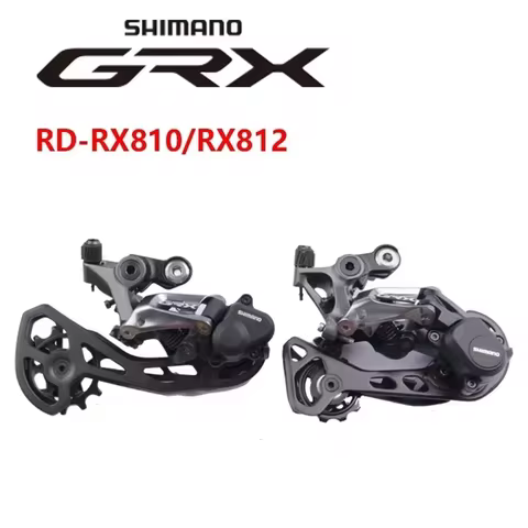 SHIMANO GRX RD-RX810 RD-RX812 Bicycle Rear Derailleur SHADOW RD+ 11 Speed For Road Bicycle Original 