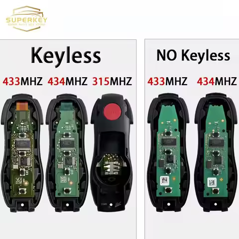 SUPERKEY 315MHZ 433MHZ 434Mhz Keyless Smart Car Key 7953P OEM PCB For Porsche Cayenne Panamera Macan