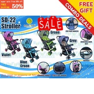 COD Apruva Stroller for Baby SD 22 "Aller" Deluxe Reversible Handle