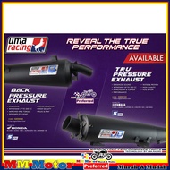 UMA RACING BACK PRESSURE / TRU PRESSURE EXHAUST YAMAHA LC135 4S 5S Y15ZR HONDA RS150R PNP PLUG AND P