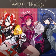 「預訂」AVIOT x hololive English -Promise- 無線耳機 TE-V1R-HE3 (IRyS/Kronii/Baelz)