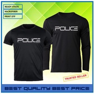 Baju POLICE 007 Tshirt Microfiber Lelaki Dan Perempuan
