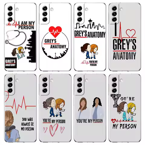 Greys Anatomy You Are My Person Phone Case For Samsung Galaxy S24 Ultra S23 FE S22 S20 S21 5G S10 S9