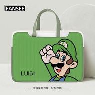 laptop sleeve 14 inch laptop sleeve Fanxi Super Mario Laptop Bag Portable for Apple MacBook 15 Point 6 Inch Air 13.3 Inch Huawei MateBook Lenovo Female 14 Liner Bag Pro Case