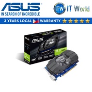 Asus Phoenix GeForce GT 1030 OC 2GB GDDR5 Graphics Card (PH-GT1030-O2G) | itw