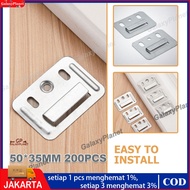 (200pcs) WPC Wallboard & Wallpanel Clips / WPC Panel and Wallpanel Board Sticker Bleket Clips 35mm X