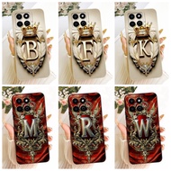 Honor Play 60 Plus Case Cover Silicone Luxury Fashion A-Z Letters 2D Painted Phone Case ALT-AN00