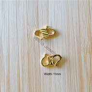 [VELLITA] S Hook Accessories Part W:11mm 999.9 Gold Plated <Aksesori Cangkuk S>