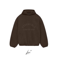 Genuine Nylong Essentials Nylon Fleece Hoodie Heather Wood (Fw24)