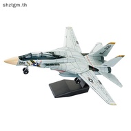 SHZTGM 1:72 Scale F-14 Tomcat Fighter Jet Model - White & Black ABS Plastic, 10.24inch Length