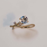 K18 皇家藍月光石戒指