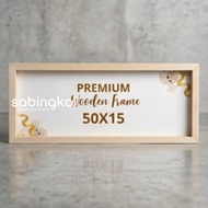 Wooden Photo Frame 15x50 CM Wooden FrameFrame Foto A2 Size 42 x 59.4 cm Natural Pine Wood Frame