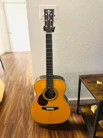 Professional OM28JM Guitar, OM Acoustic Guitar, Guitar with Soundhole Pickups