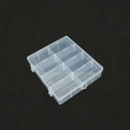 8 Grid Plastic Box Parts Electronic Accessories Components Screws Desktop Transparent Storage Box Mu