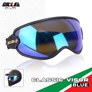 Gille Classic Goggles Visor for Retro Vintage Motorcycle Gille 833 Helmet