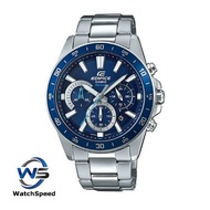 Casio Edifice EFV-570D-2A Chronograph Silver Stainless Steel 100M Men's Watch