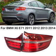 For BMW X6 E71 2011 2012 2013 2014 Car Rear Tail Light Brake Light Turn Signal Lamp Taillamp With Bu